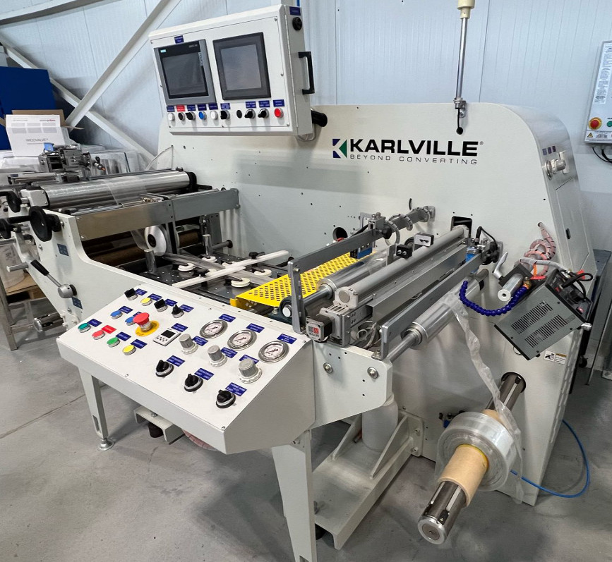 Karlville K2 Shrink Sleeve Seam Machine